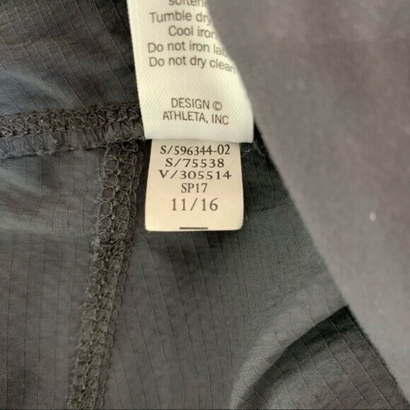 Athleta Gray Lightweight Jogger Pants Tapered Ankle Casual Athleisure 0 FLAW - Picture 10 of 10